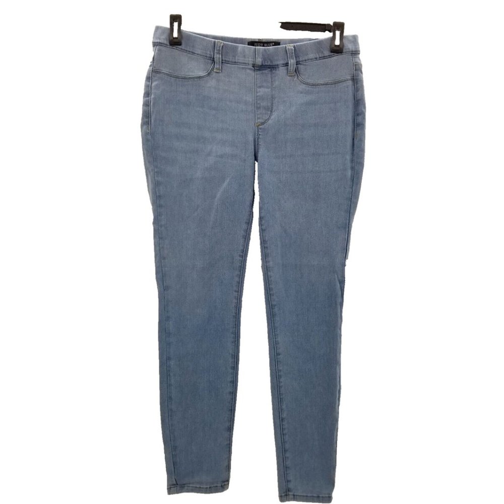 Judy Blue Jeans Womens 15/32 Blue Skinny Fit Pull On Stretch Waist